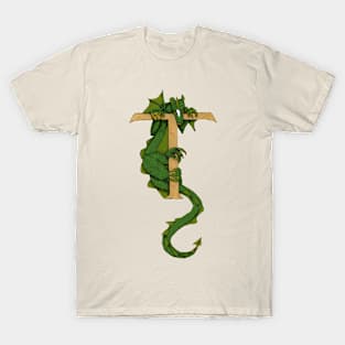 Green Dragon Letter T 2023 T-Shirt